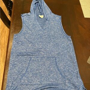 Danskin Now Heather Blue Sleeveless Top Size 4/6